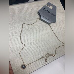 Hannah Gold Heart Necklace